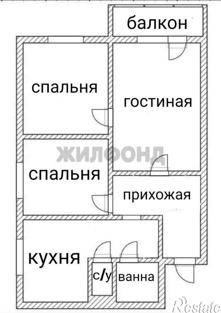 3-комн квартира 50 лет Октября улица, д.6А