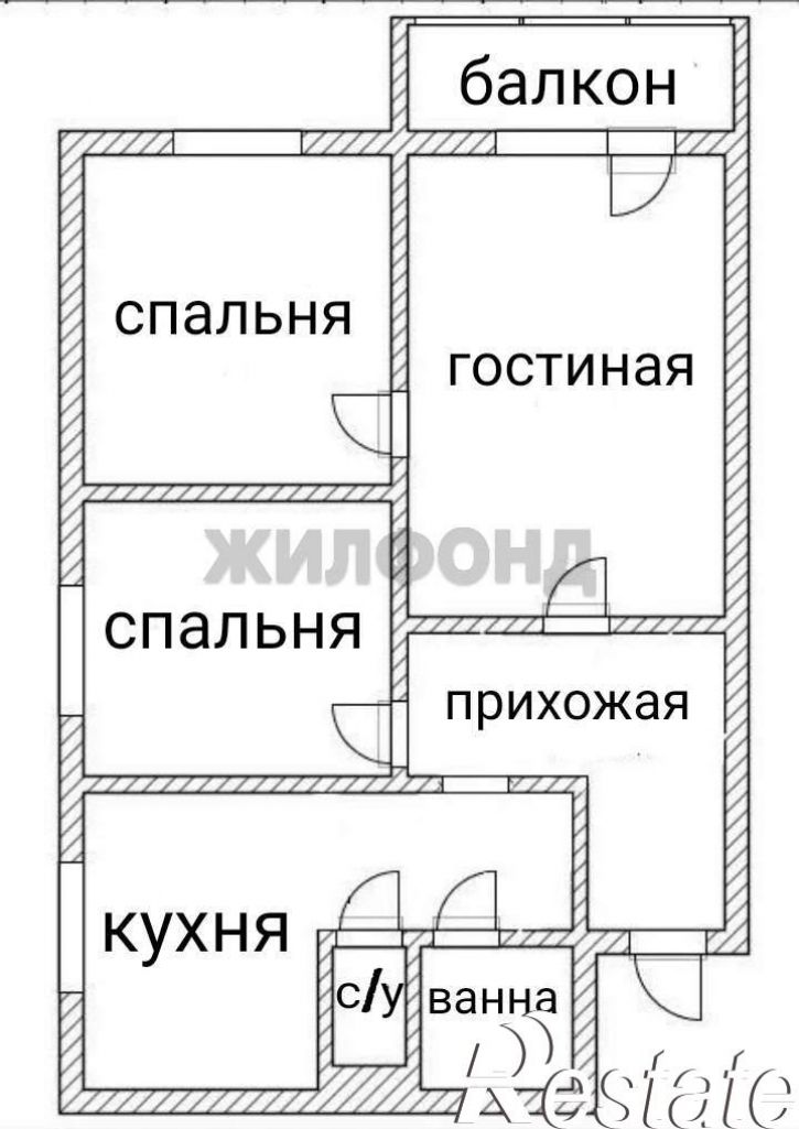 3-комн квартира 50 лет Октября улица, д.6А